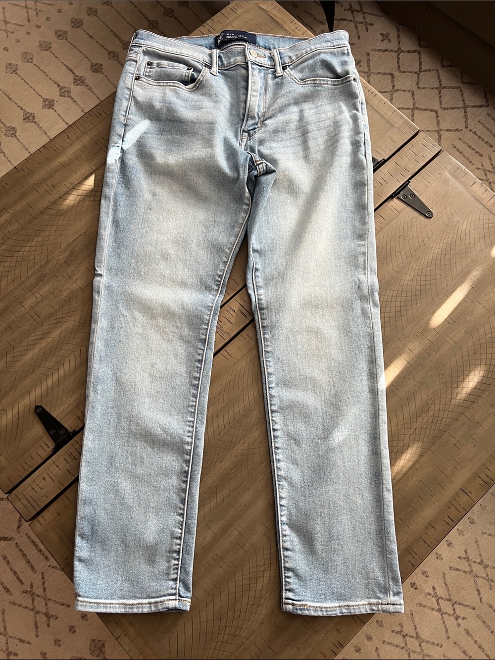 GAP Light Blue Slim Straight Jeans. Size 32 X 30. EUC.